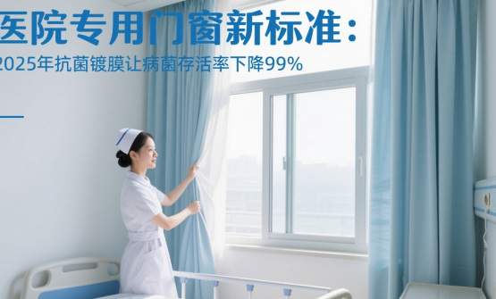 醫院專用十大門窗品牌新標準：2025年抗菌鍍膜讓病菌存活率下降99%