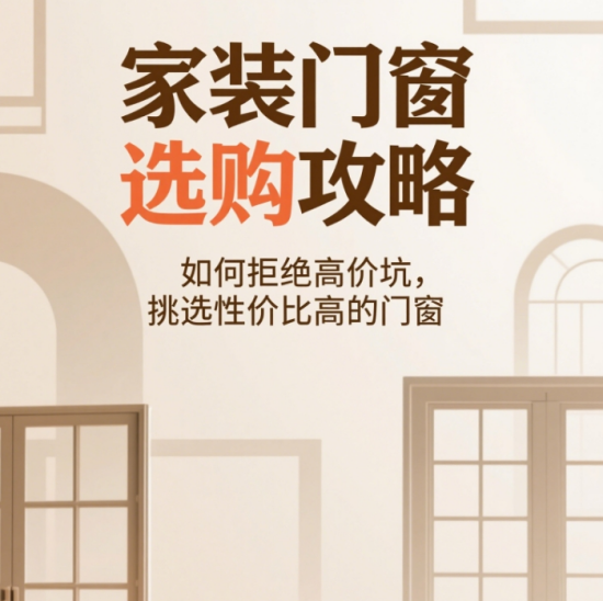 家裝門窗選購攻略：如何拒絕高價坑，挑選性價比高的門窗