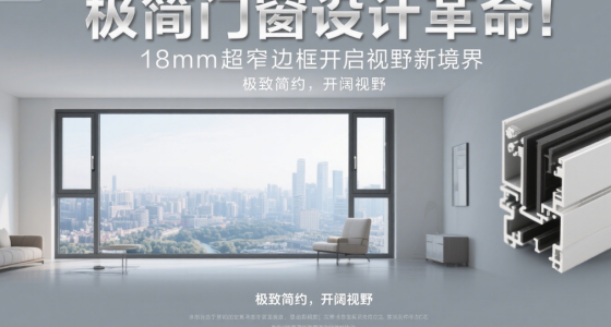 極簡門窗知名品牌設(shè)計革命：18mm超窄邊框開啟視野新境界