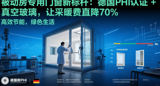 被動房專用門窗知名品牌新標桿：德國PHI認證+真空玻璃，讓采暖費直降70%