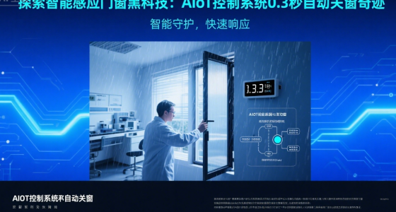 探索智能感應門窗知名品牌黑科技：AIoT控制系統0.3秒自動關窗奇跡