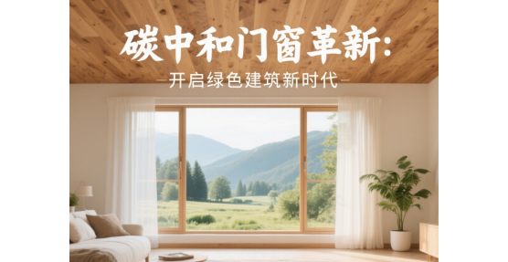 碳中和品牌門窗革新：開啟綠色建筑新時(shí)代
