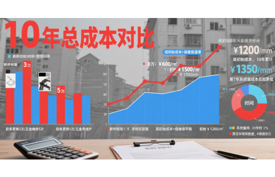 老舊小區改造：斷橋鋁窗vs系統窗，誰贏在10年維保成本?